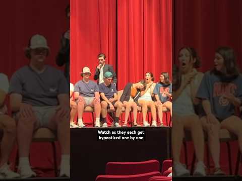 Hypnosis show but it’s a horror trailer