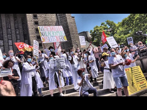 «Avec les blouses blanches, le déconfinement de nos colères a commencé», reportage à Paris ce 28 mai