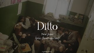 New Jeans (뉴진스) - Ditto [Han/Rom/Ina] Lyrics Terjemahan Indonesia