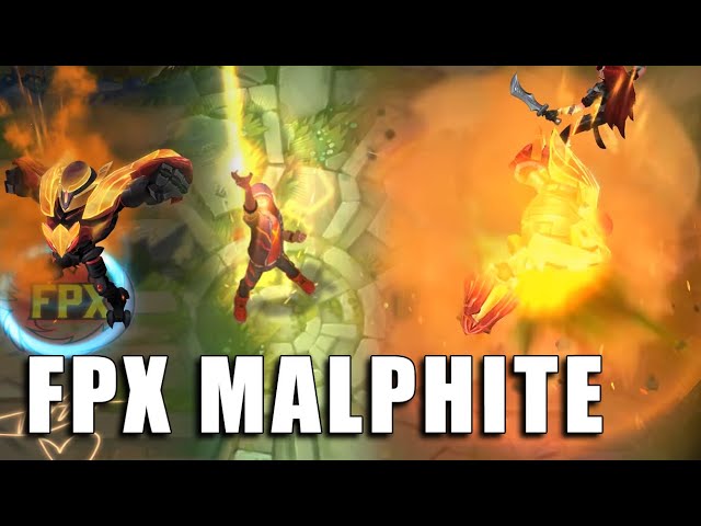 FPX Malphite - League of Legends Skin Showcase