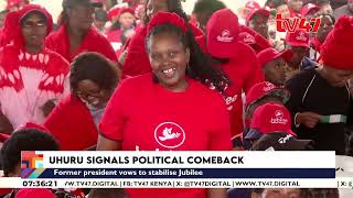 Former President Uhuru Kenyatta signals return to active politics