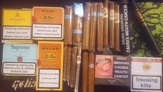 Many new cigars, a cutter and snuff!