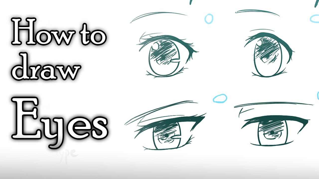 Anime eyes drawing