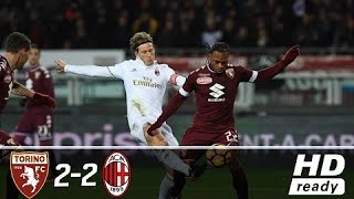 Torino vs AC Milan 2 2 All Goals \&  Highlights    Serie A