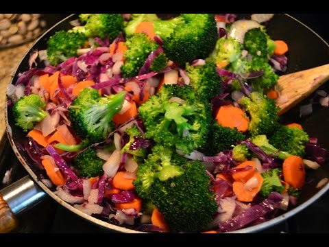 How to make Easy Home made vegetable stir fry recipe - Meatless Monday