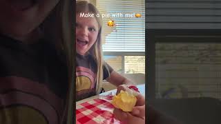 Make a “pie” with me! It was sooo yummy! 😋 #funny#foodlover#slime
