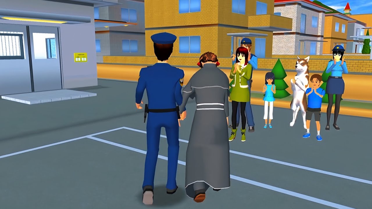 The police caught the big thief😱|#sakuraschoolsimulator #trending #shortfilm #sss #vairalvideo 