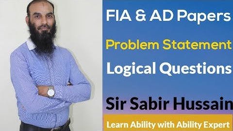 Logical Maths Problem Statement