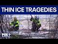 Child, adult die in separate thin ice metro incidents