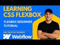 CSS Flexbox Beginner Tutorial 2025 - Day 33/100 of my Webflow Developer Journey - Learn with me!