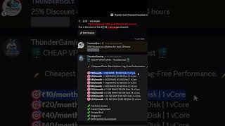 The best Free VPS Hosting of 2026! Get your free or cheapest VPS/Server now. ThunderHost - Premium