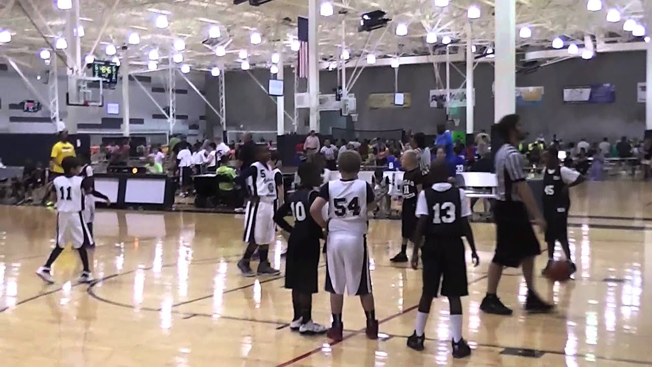 Dribblers vs  Hornets 6-10-2013 043 Sean 2 Point Power Layup off Wesley Assist and Sean 1 Point Made