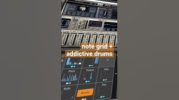 bitwig note grid and addictive drums