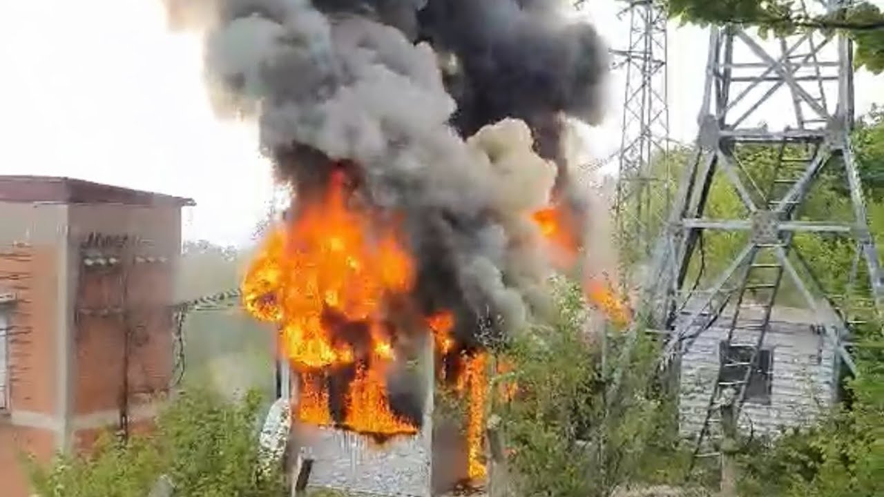 Požar TV predajnika / Tv transmitter fire - Vatrogasci Prijedor  24.05.2021