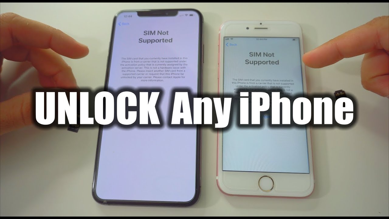 ¿Puedes desbloquear un iPhone sin operador?