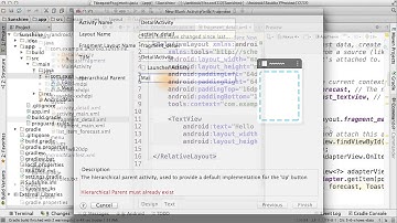 Create New Activity - Developing Android Apps
