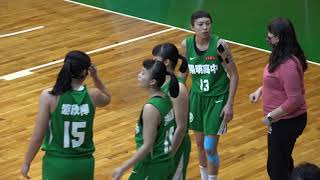 滬江高中vs陽明高中 109學年度HBL高中籃球聯賽 女子組預賽 張聿嵐15分 13籃板 7助攻 5抄截