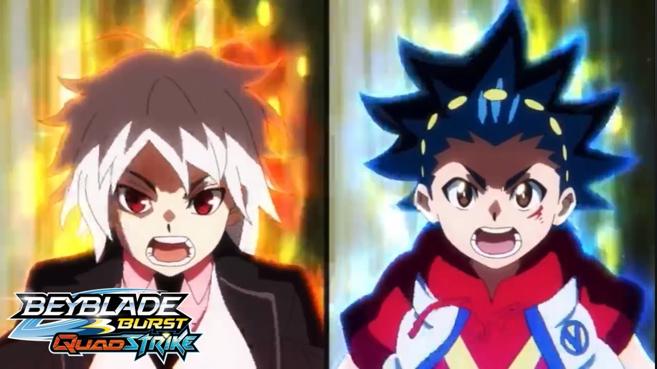 SHU IS BACK! Shu vs Valt! Beyblade Burst QUADSTRIKE Épisode 17