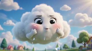 Little cloud helps thirsty flower
