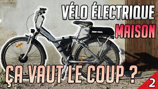 Conversion vélo électrique  Test et comparatif avec les VAE du commerce (YosePower)