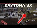 BOTH GO DOWN HARD! Daytona SX 2021 | JMC Racing