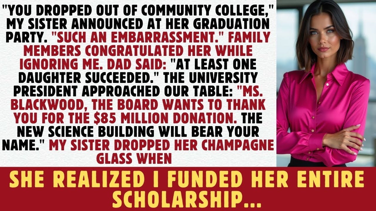 Called a Community College Dropout at My Sister’s Party—Then the President Thanked Me