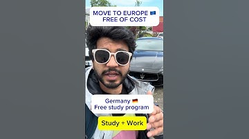 Move in Europe for FREE?🇩🇪 Germany offers zero tuition fees – even for international students!🎓