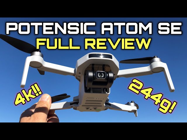 Potensic Atom SE GPS Drone Review and Test Flight 