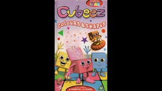 Closing to Cubeez: Colours and Shapes UK VHS (2002)