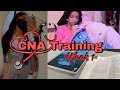 FIRST WEEK OF CNA CLASS | WHATS IN MY BAG | TEXTBOOK | STUDYING | QUIZ