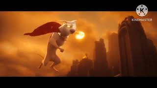 Krypto Defeats evil Eustace bagge with a solar punch