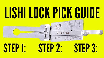 Lishi Lock Pick Guide For NEWBIES (Watch This Before anything)