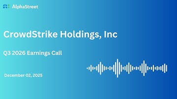 CRWD Stock | CrowdStrike Holdings Inc Q3 2026 Earnings Call