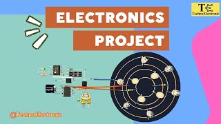 Top Electronics project using NE555 | LED chaser