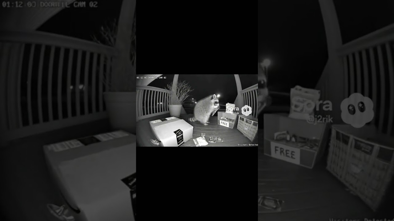 “Ring Alert: Raccoon Shopping Again”