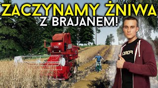 ✔ Zaczynamy ŻNIWA z BRAJANEM! Złamał NOGĘ Na MOTORYNCE? ☆ 'Brajan Na Wakacjach' [#11] FS19㋡