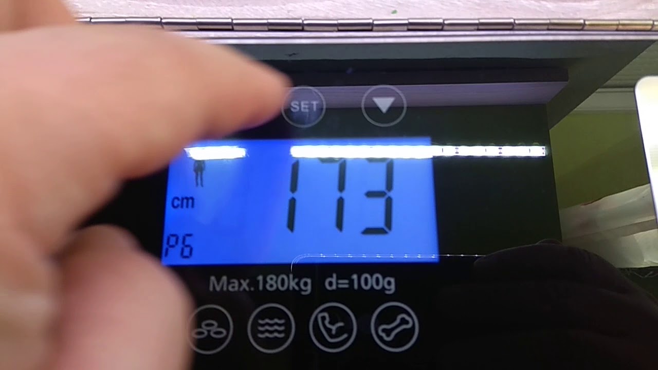 Gearbest - Excelvan Touch 400 lb Digital Body Fat Scale