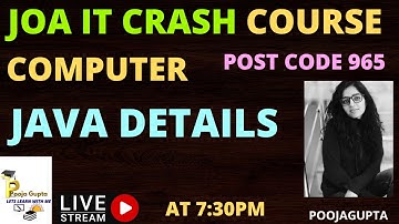 JAVA      HPJOAIT    JOAIT CRASH COURSE   965   HPJOAIT   BY POOJA