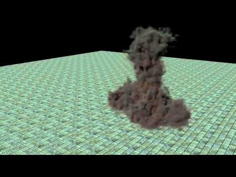 Grenade explosion test (Made in Autodesk Maya)