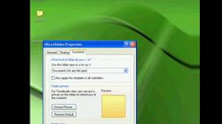 windows xp create an ultra hidden folder