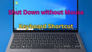 How To Shut Down or Restart Your Computer With Just Your Keyboard!