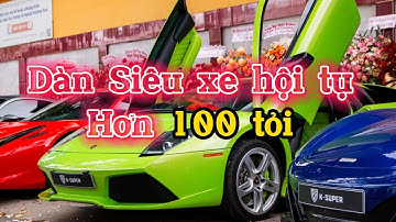 Dàn siêu xe hơn 100 tỷ hội tụ trong ngày khai trương K-Super  | Tiên Phong Auto