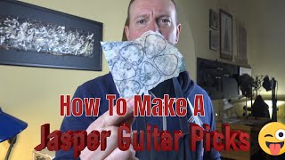 Lapidary 101 How To polish Jasper Agate Guitar Picks