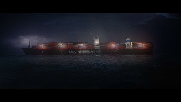 Cinematic Container Ship Scene (Unreal Engine 5)