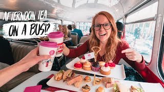 The BEST AFTERNOON TEA in LONDON! - Double Decker Tea Bus