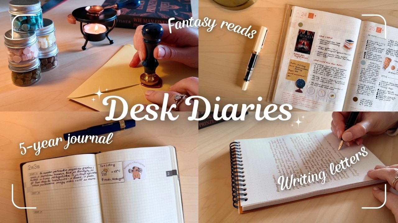 Пятилетний дневник Hobonichi, переписка с друзьями по переписке и фэнтези-чтения | Настольные дне...