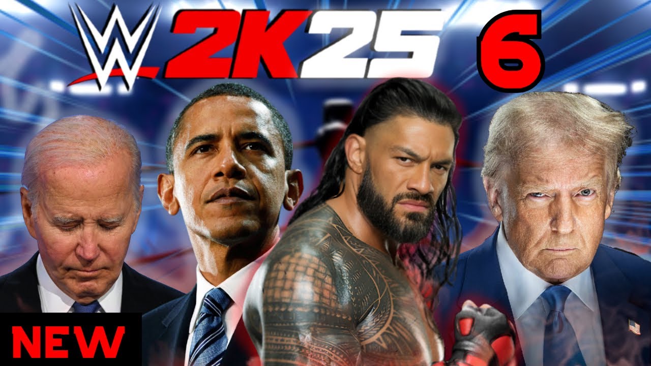 Президенты США играют в WWE2k25 - Pt.6