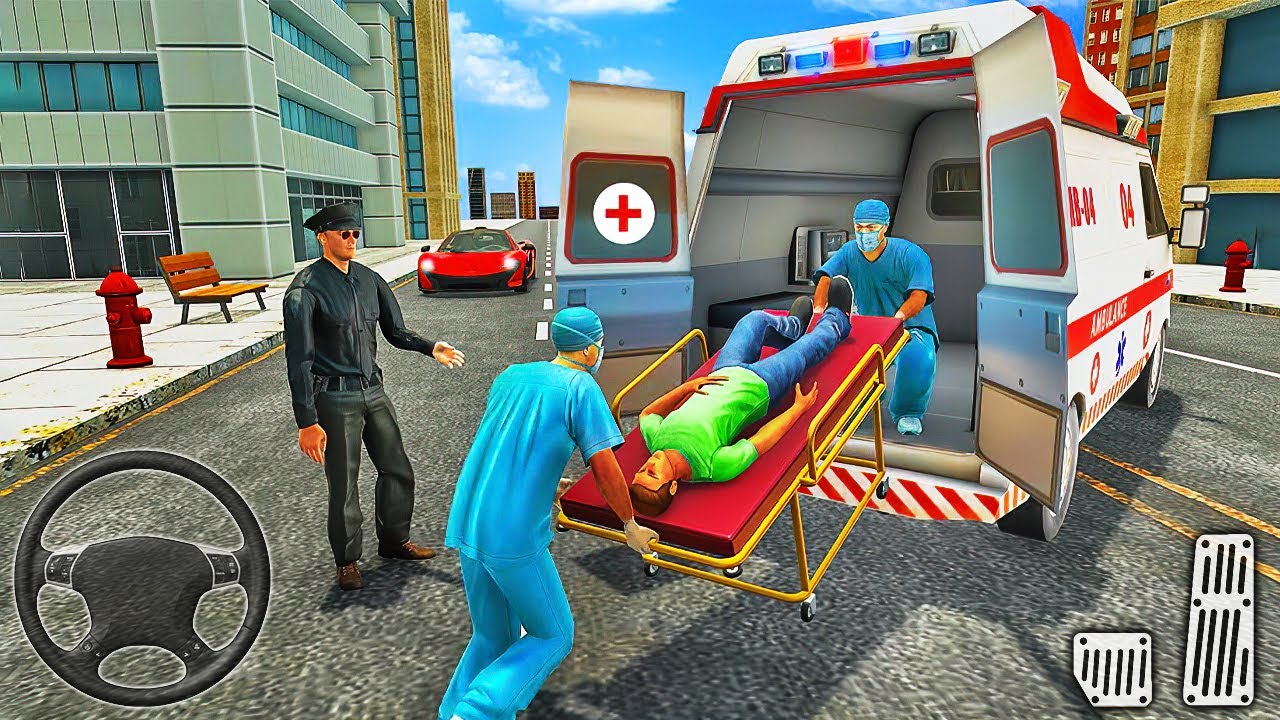 Ambulance Rescue City Driving Game - 911 Rescue Emergency Van Simulator - Android Gameplay