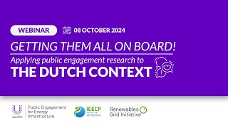 Download Lagu Webinar | Getting them all on board: Applying public engagement research to the Dutch context MP3 Download Lagu Webinar | Getting them all on board: Applying public engagement research to the Dutch context MP3
