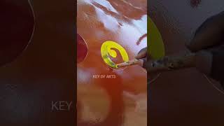 Painting Design writing Art work #shorts video - key of arts